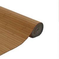 Vloerkleed rechthoekig 80x200 cm bamboe bruin 4