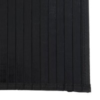 Vloerkleed rechthoekig 60x200 cm bamboe zwart 6