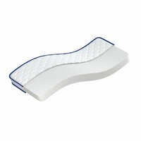 Traagschuimmatras 80x200x17 cm Zacht wit 2