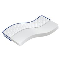 Traagschuimmatras 90x190x17 cm Zacht wit 2