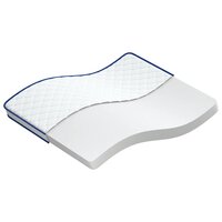 Traagschuimmatras 140x190x17 cm Zacht wit 2