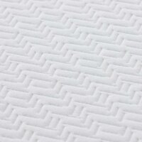Matras Wit en Grijs 80 x 200 cm Jacquard stof 9