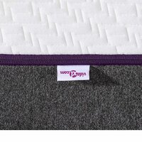 Matras Wit en Grijs 90 x 190 cm Jacquard stof 8