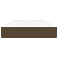 Pocketveringmatras medium 80x200x20 cm stof donkerbruin 3