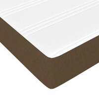 Pocketveringmatras medium 80x200x20 cm stof donkerbruin 5