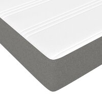 Pocketveringmatras medium 90x190x20 cm stof donkergrijs 5
