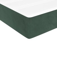 Pocketveringmatras medium 90x190x20 cm fluweel donkergroen 5