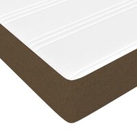 Pocketveringmatras medium 90x200x20 cm stof donkerbruin 5