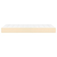 Pocketveringmatras medium 90x200x20 cm stof cr&egrave;mekleurig 4