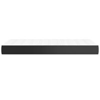 Pocketveringmatras medium 90x200x20 cm kunstleer zwart 4