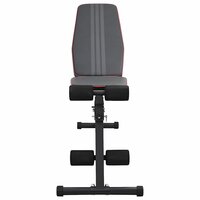 Gewichtbank Zwart 131 x 41 x 110 cm Gepoedercoat staal 2