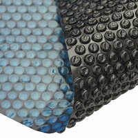 Zwembadfolie solar drijvend 417 cm PE zwart en blauw 3