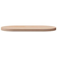 Tafelblad 60x30x2,5 cm massief grenenhout ovaal 3