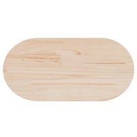 Tafelblad 60x30x2,5 cm massief grenenhout ovaal 5