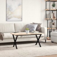 Salontafelpoten X-frame 70x30x43 cm staal 3