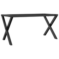 Salontafelpoten X-frame 70x30x43 cm staal 6