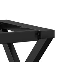 Salontafelpoten X-frame 70x30x43 cm staal 7