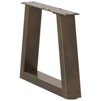 Salontafelpoten 2 st V-vormig 40x(30-31,3) cm staal naturel 4