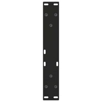 Salontafelpoten 2 st V-vormig 28x(42-43,3) cm staal zwart 7