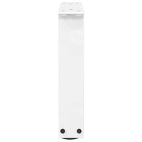 Salontafelpoten 2 st V-vormig 30x(30-31,3) cm staal wit 6