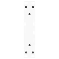 Salontafelpoten 2 st V-vormig 30x(30-31,3) cm staal wit 7