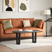 Salontafelpoten 2 st V-vormig 28x(42-43,3) cm staal zwart 2