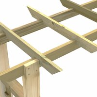 Rozenboog 150x60x204 cm ge&iuml;mpregneerd hout 5