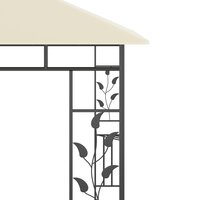 Prieel met klamboe 180 g/m&sup2; 3x3x2,73 m cr&egrave;me 5