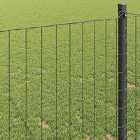 Euro Hek Grijs 0,4 x 10 m PVC-gecoat ijzer 4