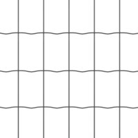 Euro Hek Grijs 0,4 x 10 m PVC-gecoat ijzer 7