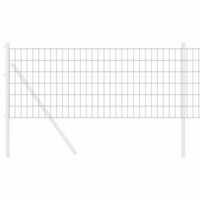 Euro Hek Grijs 0,4 x 10 m PVC-gecoat ijzer 3