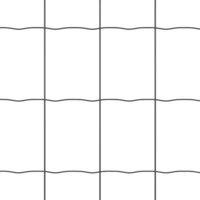 Euro Hek Grijs 0,4 x 10 m PVC-gecoat ijzer 7