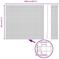 Gelaste draadhek Groen 0.8 x 10 m 9