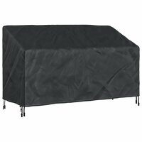 Tuinbankhoes Zwart 165 x 70 x 65 / 94 cm 210D Oxford Stof 2
