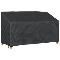 Tuinbankhoes Zwart 165 x 70 x 65 / 94 cm 210D Oxford Stof 3