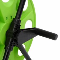 Slanghaspelwagen voor 60 m 1/2" slang staal groen 6