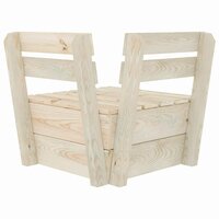 Hoekbank sectioneel pallet ge&iuml;mpregneerd vurenhout 5
