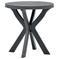 Bistrotafel &Oslash;70 cm kunststof antraciet 3