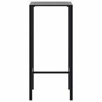 Bartafel 50x50x110 cm gepoedercoat staal zwart 4