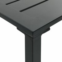 Bartafel 100x50x110 cm gepoedercoat staal zwart 7