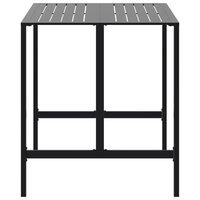 Bartafel 100x100x110 cm gepoedercoat staal zwart 5