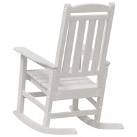 Schommelstoel 2 pcs Wit 92 x 70 x 108 cm Polyetheen 7