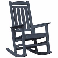 Schommelstoel 2 pcs Marineblauw 92 x 70 x 108 cm Polyetheen 4