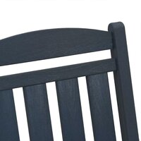 Schommelstoel 3 pcs Marineblauw Polyetheen 9