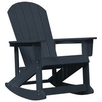 Adirondack Schommelstoel Marineblauw 92 x 73,5 x 92 cm HDPE 2