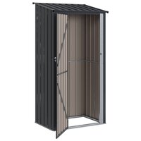 Tuinhuisjes Antraciet 103 x 74 x 200 cm Metaal 5