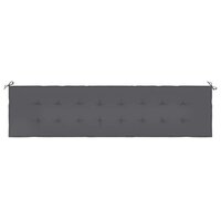Tuinbankkussen 200x50x4 cm oxford stof antracietkleurig 4