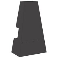 Vuurkorf Zwart 60 x 35 x 100 cm Staal 5