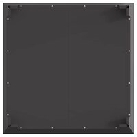 Vuurkorf Zwart 80 x 80 x 43 cm Staal 9