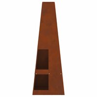 Vuurkorf Bruin 35 x 35 x 100 cm Weerbestendig staal 6